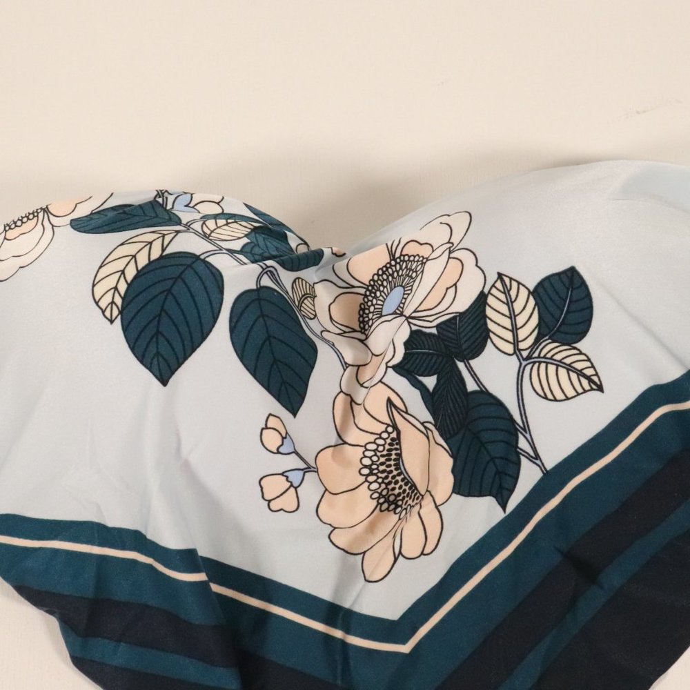 NWT Seafolly X Revolve Powder Blue Splendour Scarf Bandeau - Picture 3 of 10